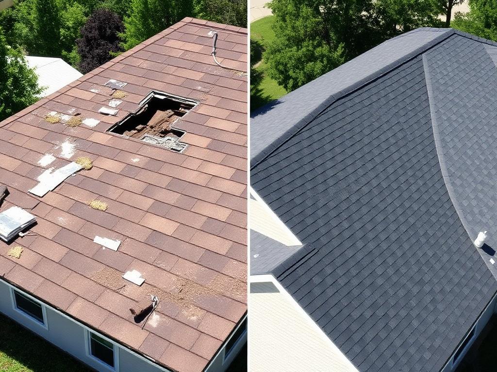 Storm-Damaged Reroof